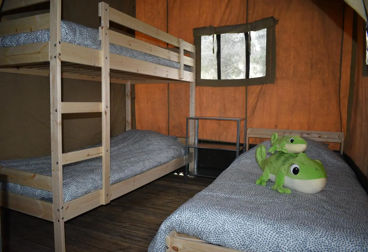 Lezard Vacances Luxe Safaritentent Met Prive Badkamer En Zwembad Morlhon-le-Haut Francja